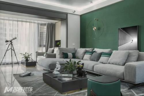 海口市成信丽苑现代简约风格三居室装修案例